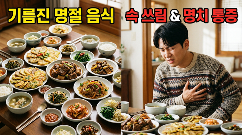 명절 급체 응급처치 과식 소화불량 대처법과 약 복용 팁 (편의점 소화제, 손따기)