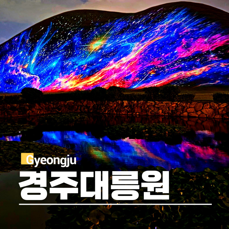 경주 대릉원 국가유산 미디어아트 위치 야간 시간 예약 후기
