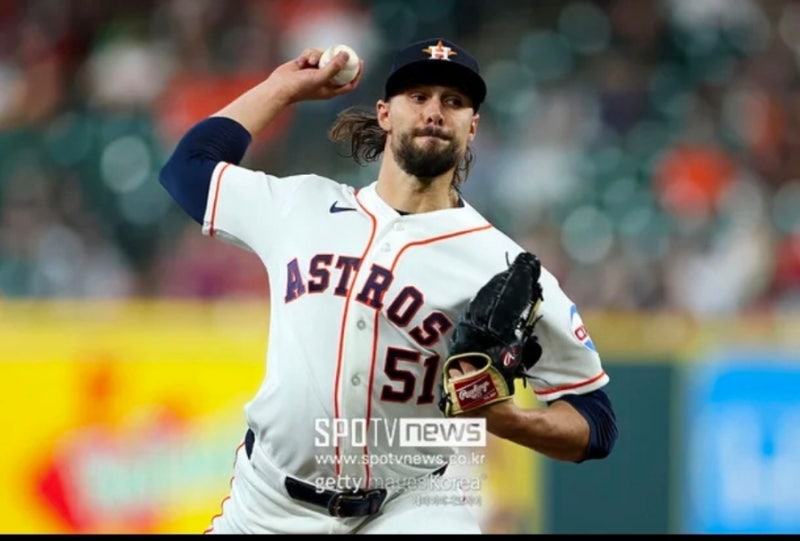'대전 예수' 와이스의 반격, 완봉급 8.1이닝 무실점 역투...MLB 가을잔치 승선하나