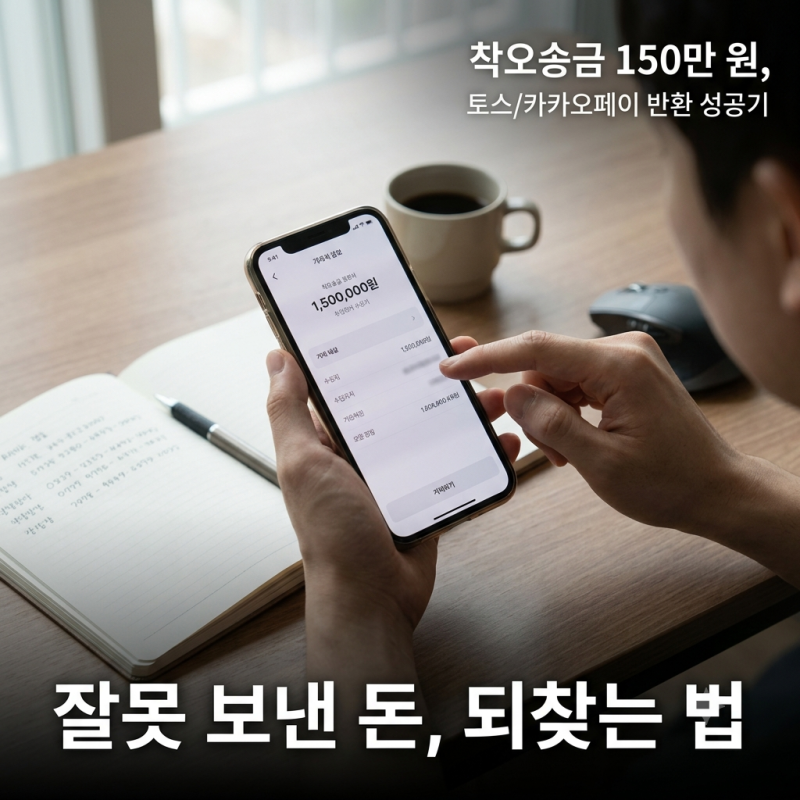 토스 카카오페이 착오송금 반환 지원 신청 방법 (돈 잘못 보냈을 때 해결 후기)