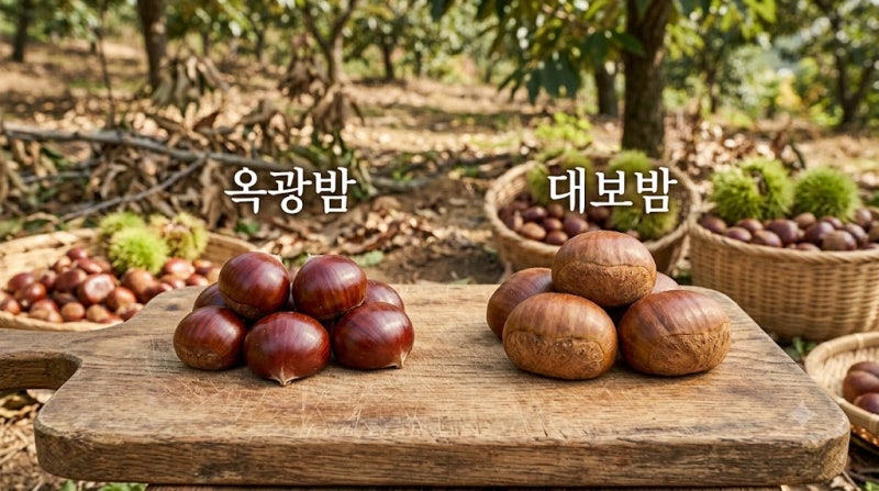 옥광밤 특징과 수확시기 총정리 맛있는 밤 고르는 법과 보관 꿀팁