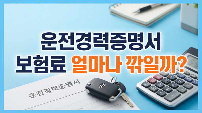 운전경력증명서 자동차보험 할인, 얼마나 줄고 어디에 내나?