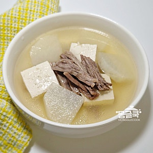 제사 탕국 끓이는법 소고기 탕국 마늘 대파 없이 깔끔하게