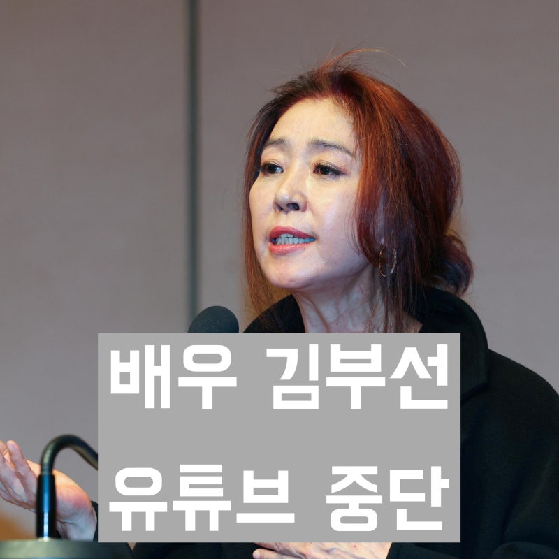 '2억원 가압류 후 유튜브 중단' 배우 김부선 근황 '악의적 보도와 악플에 지쳐'