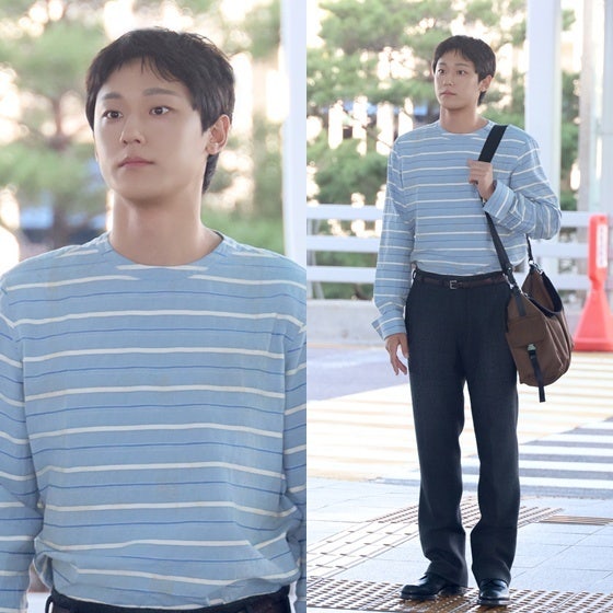 이도현, 임지연 놀라게 할 파격 공항 패션… 풀착장에도 '더벅머리' 비주얼 쇼크
