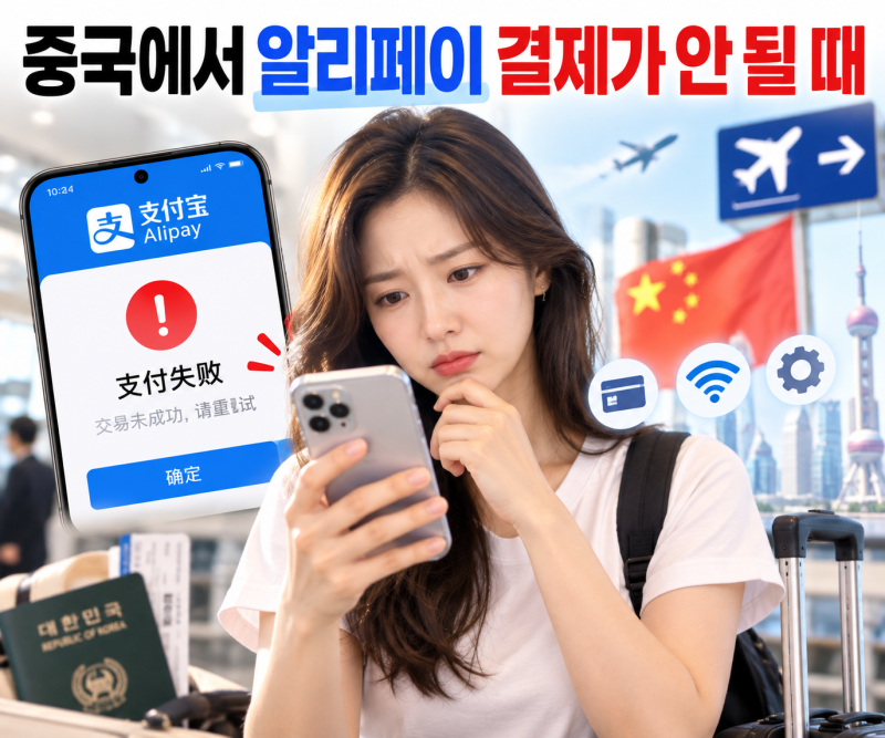 중국에서 알리페이 결제가 안 될 때｜카드 등록부터 오류 해결까지