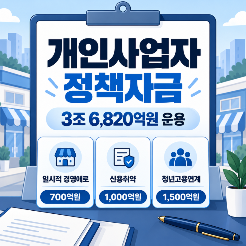 “장사 힘든데 이런 돈이 있었어?” 개인사업자 정책자금, 뒤늦게 찾는 사장님들