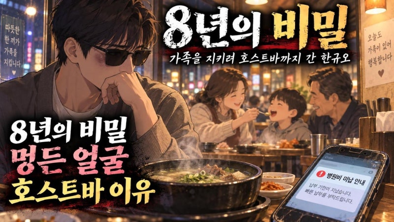 배윤규의 한규오, 8년간 숨긴 비밀과 호스트바까지 간 이유