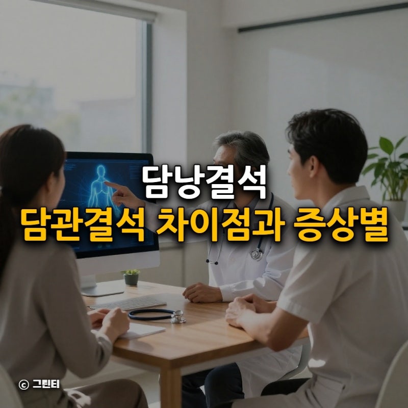 담낭결석 담관결석 차이점과 증상별 치료 방법 총정리