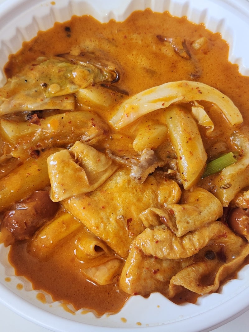 엽떡 마라로제떡볶이 중국당면에 분모자 추가 오리지널맛 후기 [동대문엽기떡볶이 관악봉천....