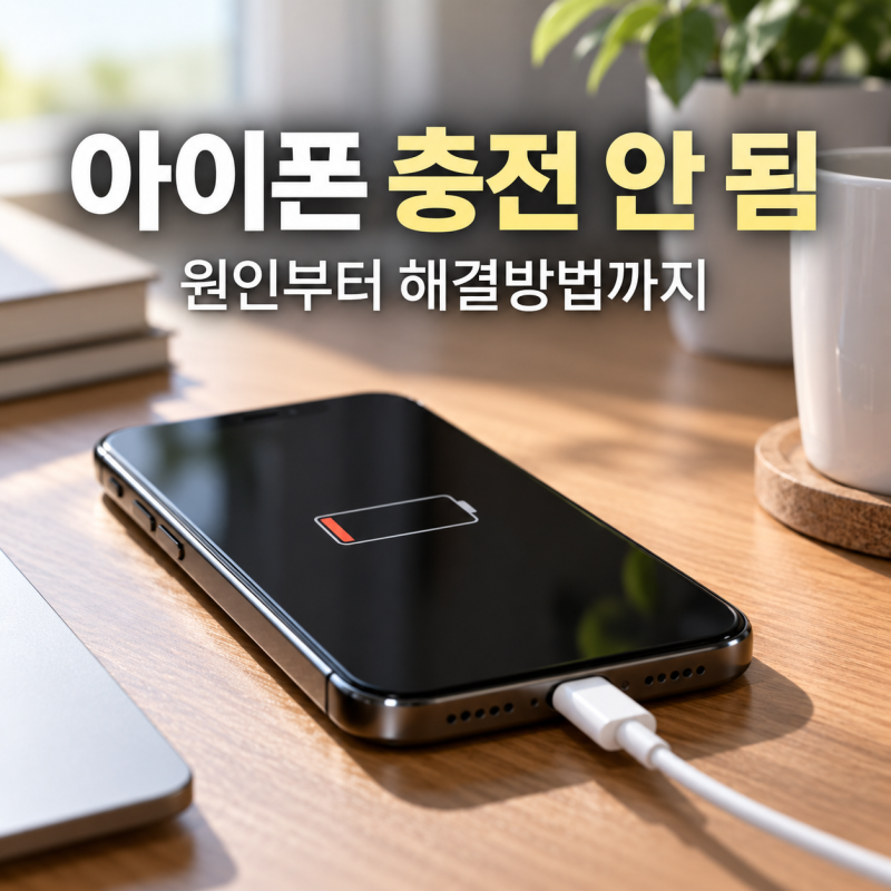 아이폰 충전 안 됨 해결방법｜케이블·충전단자·배터리 문제 순서대로 확인