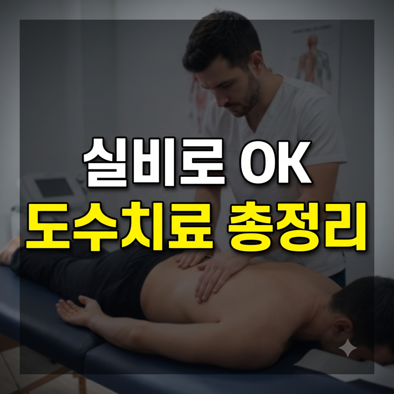도수치료 실비청구 기준 및 횟수 한도 총정리 (세대별 자기부담금, 필수 서류)