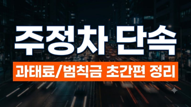 경찰청교통민원24 이파인 주정차 단속 과태료 범칙금 조회 및 납부 방법 총정리