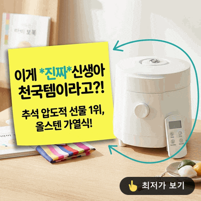 추석 선물 추천 올스텐 신생아 가열식가습기 대란