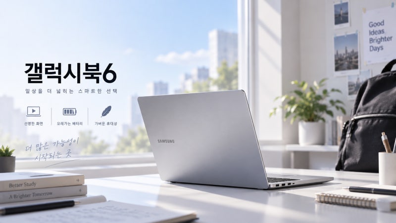 삼성 갤럭시북 6 스펙 정리, 대학생 인강용 및 업무용 14인치 노트북