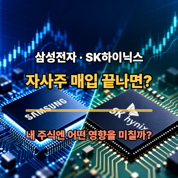 삼성전자·SK하이닉스 자사주 매입 끝나면? 내 주식엔 어떤 영향이 있을까