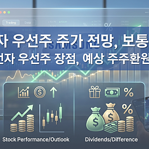 삼성전자 우선주 주가 전망, 삼전 보통주 배당금 차이, 삼성전자 주주환원 자사주 소각 가능....
