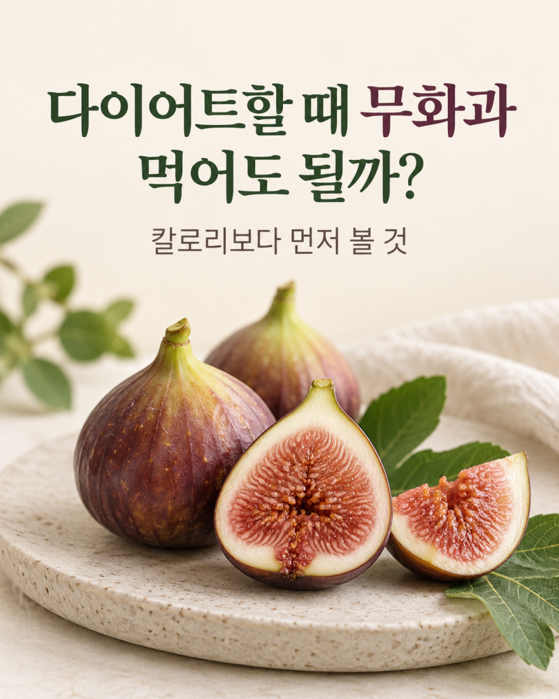 다이어트할 때 무화과 먹어도 될까? 칼로리보다 먼저 볼 것