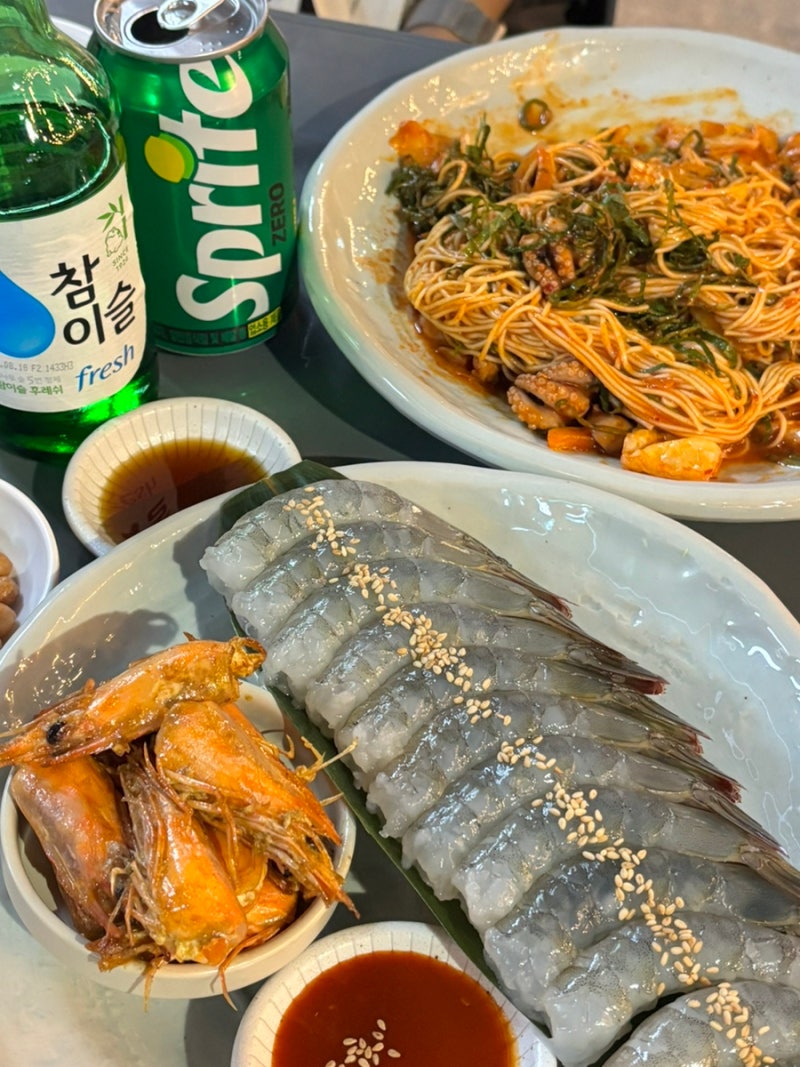 [인천 구월동 술집] 야장 감성 가득! 제철 생새우회와 전골 맛집 ‘백야 구월’ 솔직후기