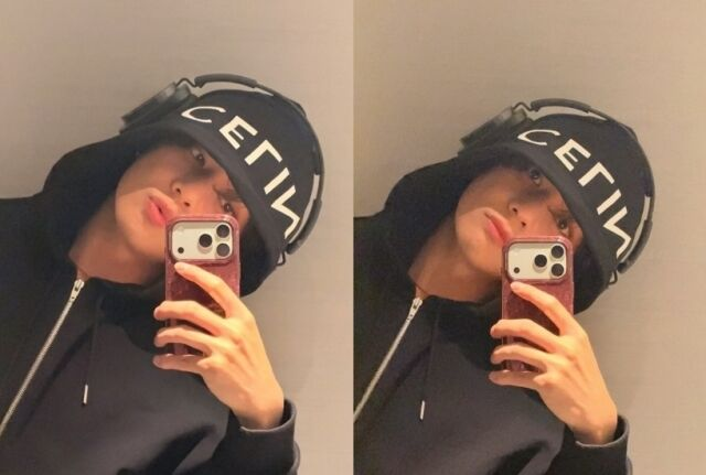 "궁금" 한마디 던진 뷔.. 바닥에 누워 폰 삼매경, 2026월투 중 반전 일상?