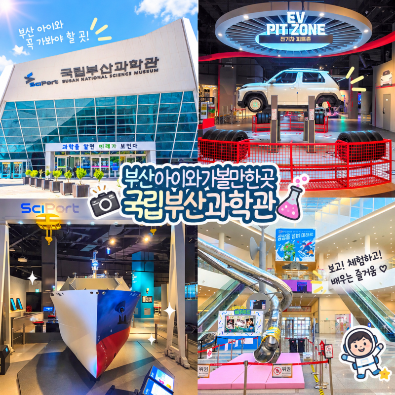 부산 아이랑 여행 갈만한곳 기장 국립부산과학관 실내 놀거리