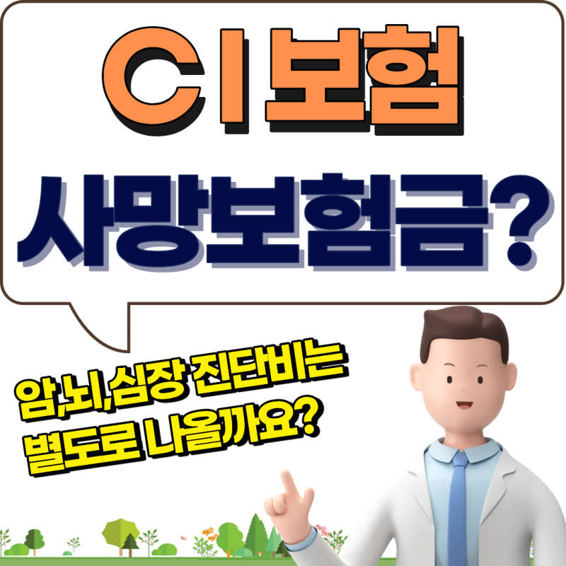 CI보험 사망보험금, 암·뇌·심장 진단받으면 어떻게 될까?