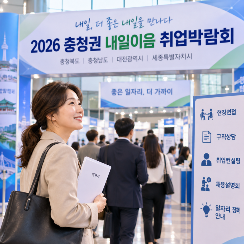 2026 충청권 내일이음 취업박람회｜10월 16일 청주오스코 현장면접·참여방법 총정리