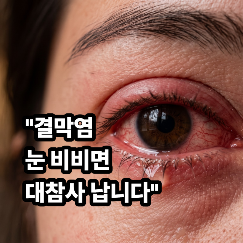 "결막염 눈 비비면 대참사 납니다" 알레르기성 결막염으로 가려울 때 방법 5가지