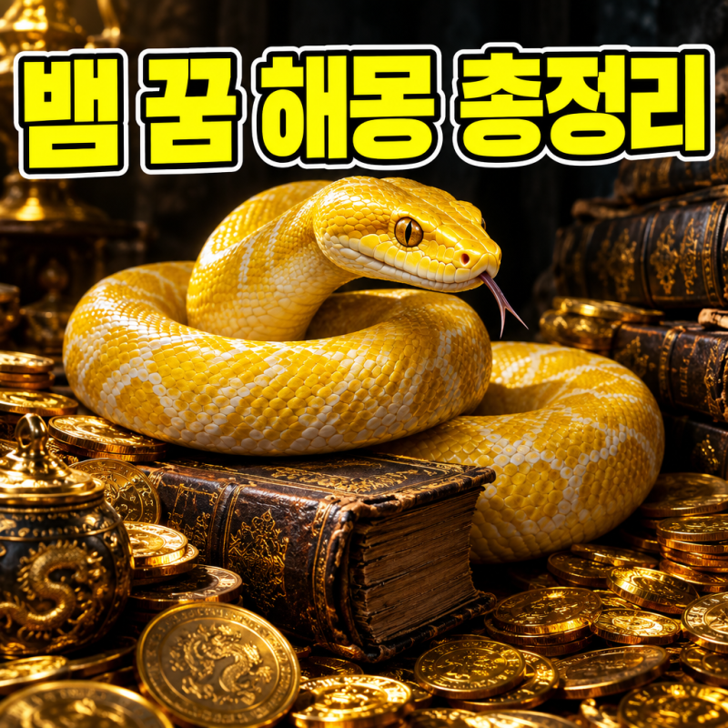뱀 꿈 해몽 총정리, 색깔과 상황별 의미