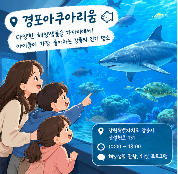 강릉여행 아이와 많이 방문하는 3곳｜세부 주소부터 꿀팁까지