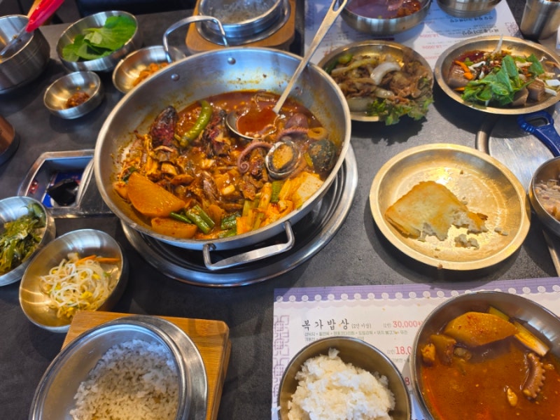 곤지암 화담숲 맛집 복가밥상 코다리찜부터 산낙지·전복·솥밥까지 푸짐한 한상✨
