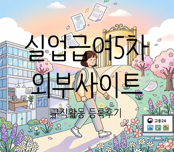 실업급여 5차 실업인정 사람인 구직활동 공고캡쳐 등록방법 수원고용센터