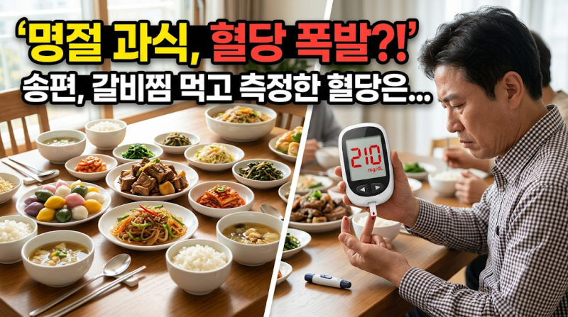 추석 음식 혈당 스파이크 당뇨 환자 식사법 완벽 정리 (송편 식혜 칼로리 혈당 비교)