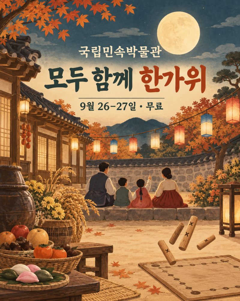 국립민속박물관 추석한마당, 씨름·전래놀이·날짜별 공연 20개 프로그램