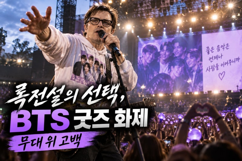 위저 리버스 쿠모, BTS 굿즈 입고 사랑 고백한 무대의 의미