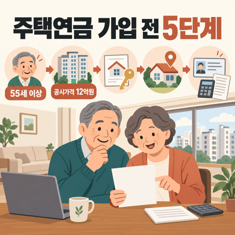 주택연금 가입 조건, 55세·12억원만 보면 될까