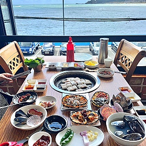 [부산 기장맛집] 연화리기장촌집장어 :: 해산물 전복죽이 나오는 민물장어구이 코스, 오션뷰 ....