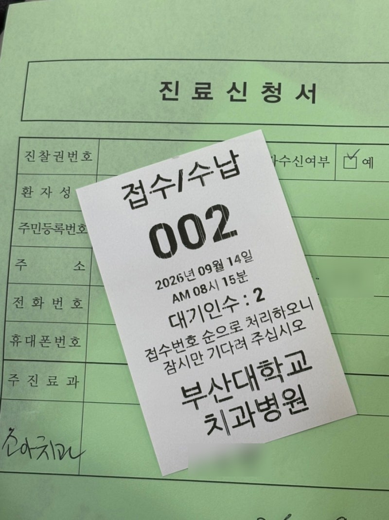양산부산대학교 치과병원 소아치과 다녀온 후기. 유아 영구치 앞니 이소맹출...? 교정, 발치......
