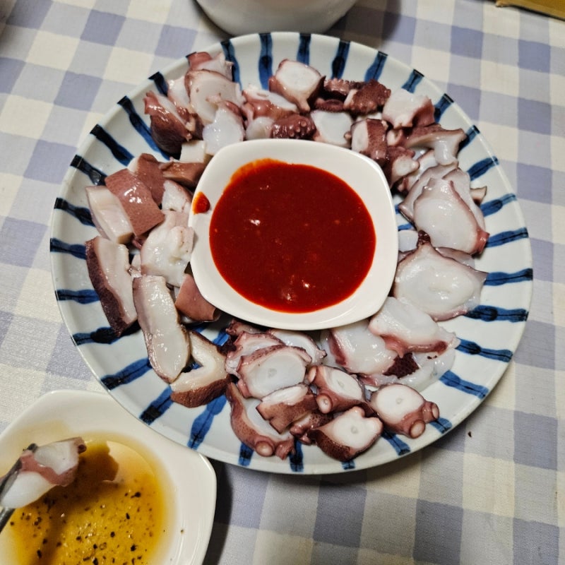 코스트코 데친문어로 주말 저녁 맛있게, 문어가르파치오
