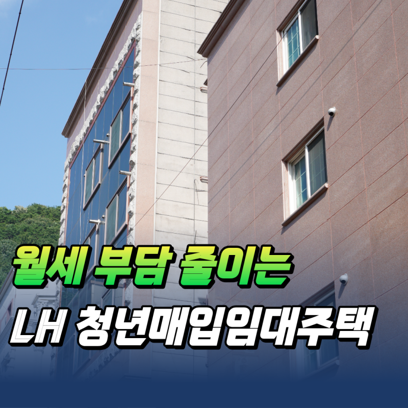 "월세 부담 줄이는" LH 청년매입임대 신청 조건, 입주 자격, 임대료