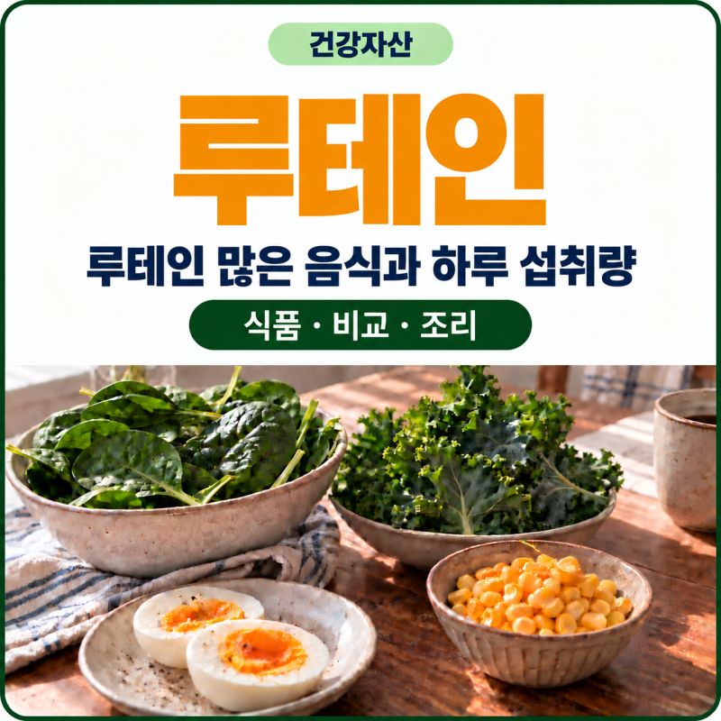 루테인 많은 음식 순위, 케일·시금치부터 챙기세요