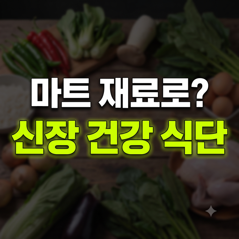 신장에 좋은 음식+식단 총정리(흔한 식재료로 만드는 초간단 레시피)