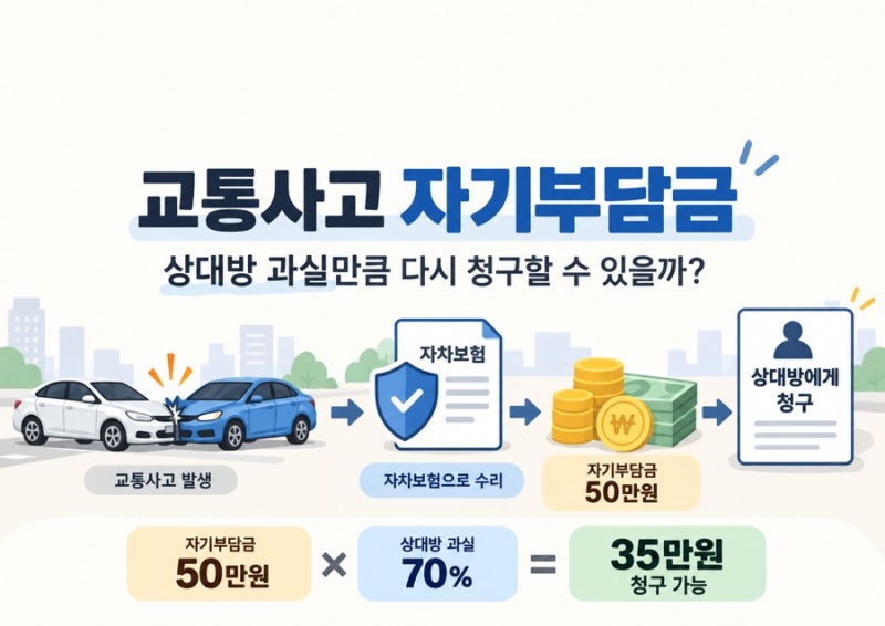[교통사고, 법이 필요한 순간 1편] 자차보험 자기부담금, 정말 내가 다 내야 할까 상대방에게 ....