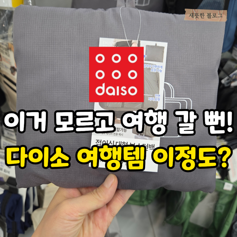 나만 또 몰랐나요? 다이소 여행용 파우치 요즘 이렇게 잘 나온다구요?