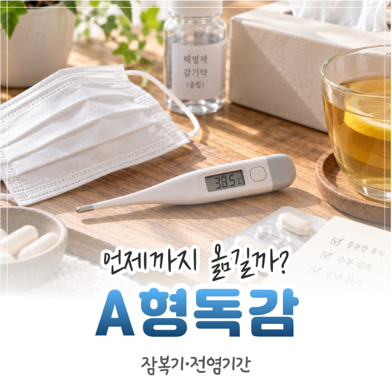 A형 독감 잠복기, 언제까지 전염될까? 초기증상 정리