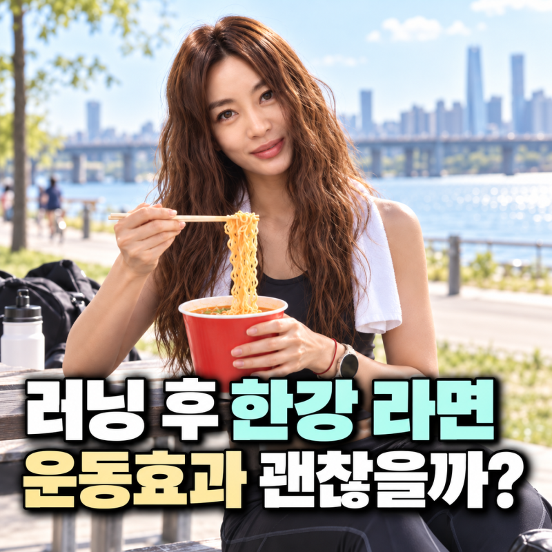 김혜수도 러닝 후 ‘한강 라면’, 운동하고 라면 먹으면 운동한 게 소용없을까?