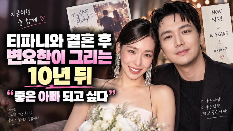 변요한, 티파니 영과 결혼 후 첫 미래 계획…“좋은 남편, 나중엔 좋은 아빠”
