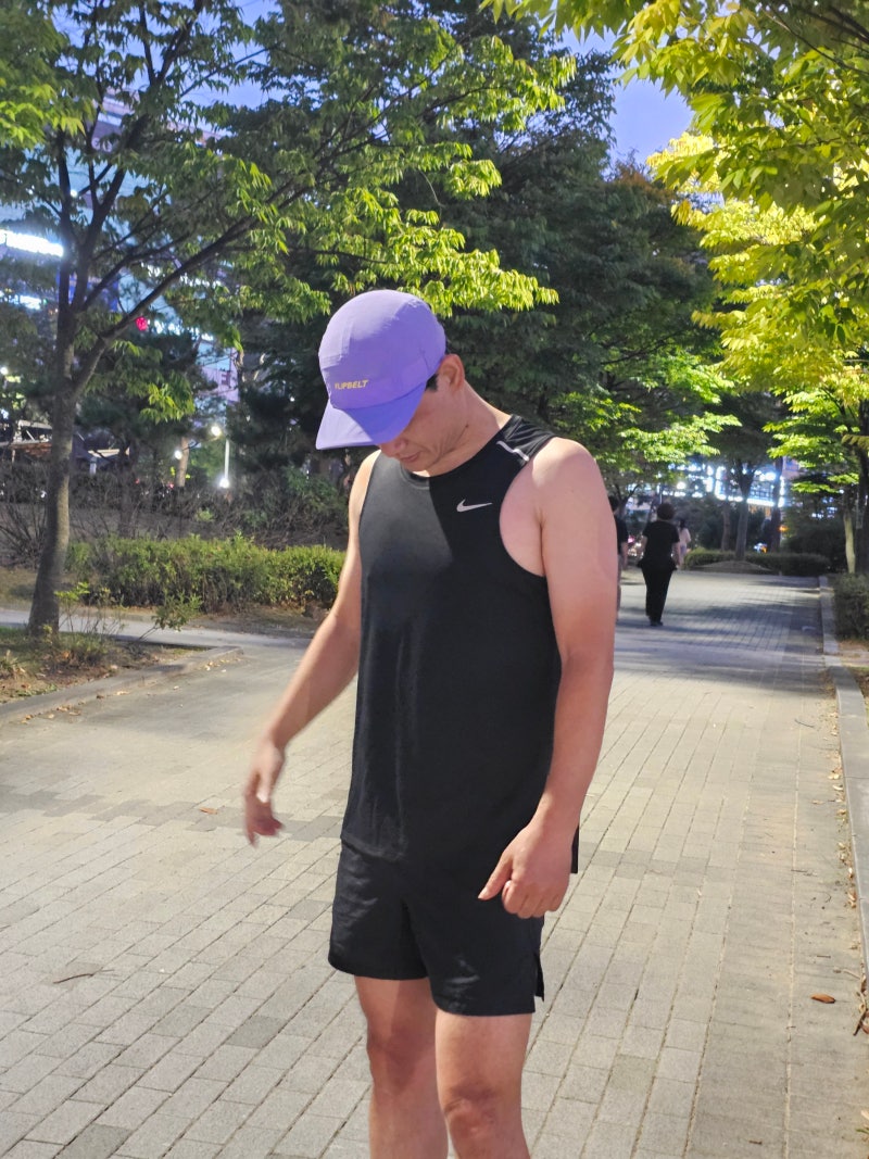 러닝 싱글렛 비교, 나이키 마일러 남성 드라이핏 러닝 탱크탑 VS 레스테 레이스 싱글렛 실사....