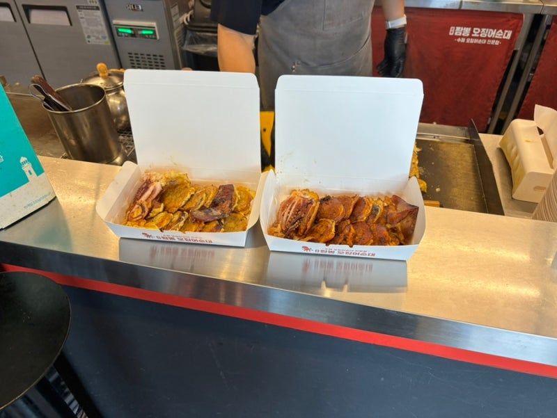 강릉중앙시장맛집추천ㅣ강릉짬뽕오징어순대 포장해서 숙소에서 먹어본 후기