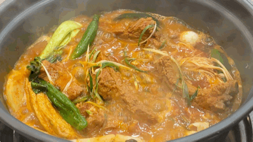 [청주갈비찜맛집] 이색적인 샤브형 매운등갈비찜 | 봉명동 맛집 추천